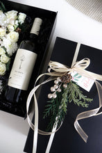 Load image into Gallery viewer, Flower &amp; Wine Gift Box (White)
